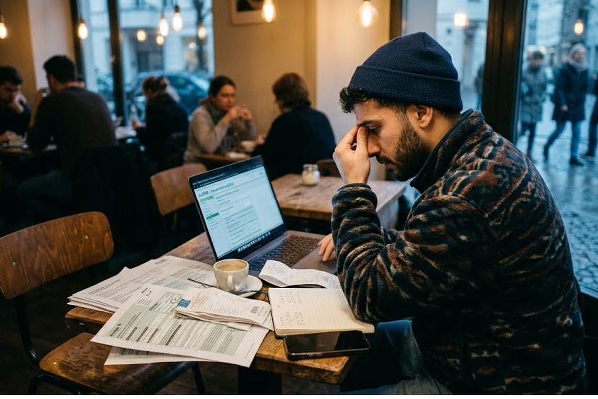Creator working